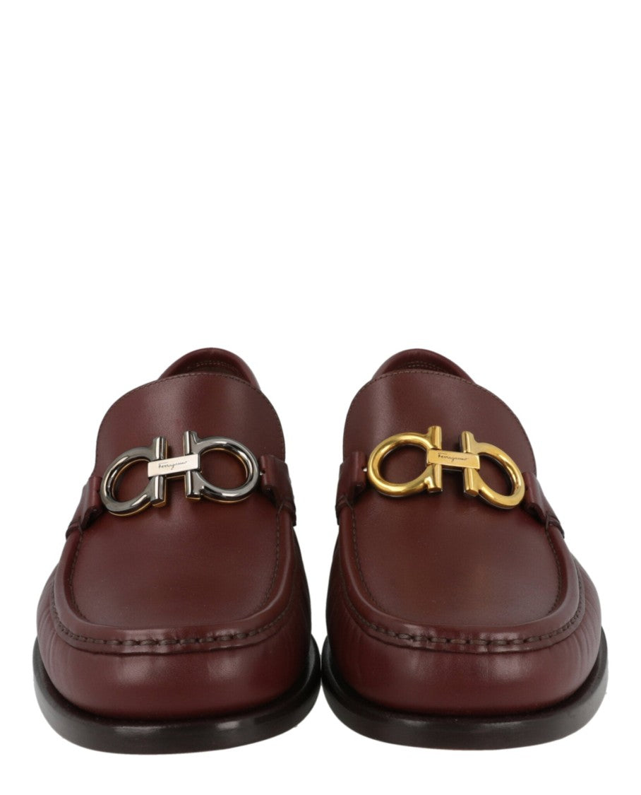 Ferragamo Rolo Leather Loafers