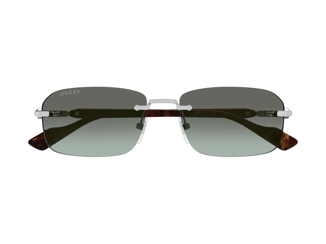 Gucci Gg1221s Gradient Rimless Square Sunglasses
