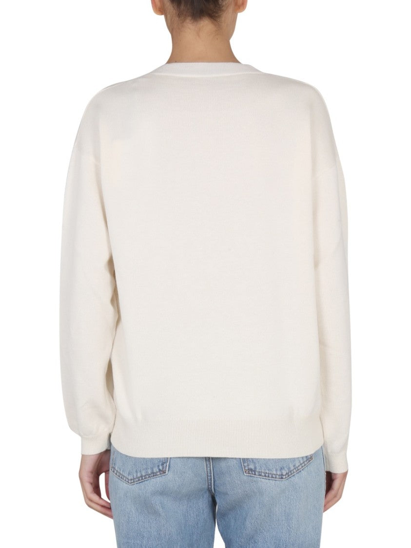 Ballantyne Long-Sleeved Shirt With Cross-Neck Design