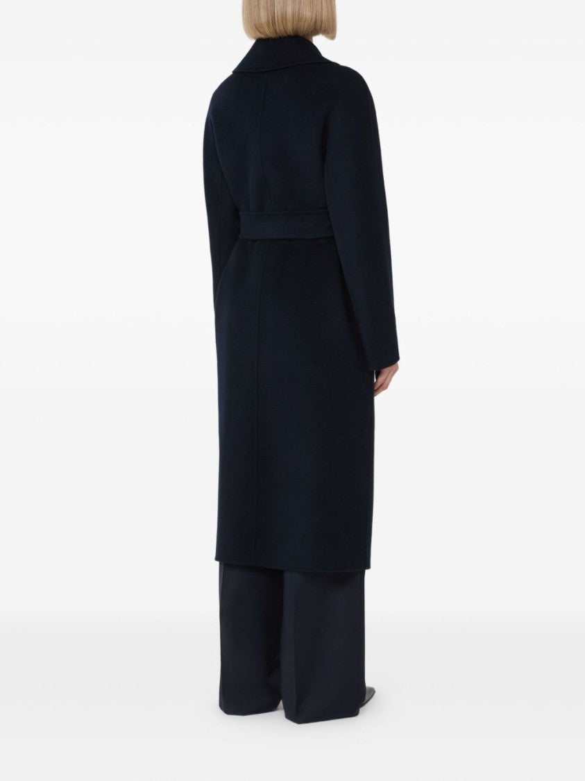 Max Mara Midi Wrap Coat With Tailored Silhouette