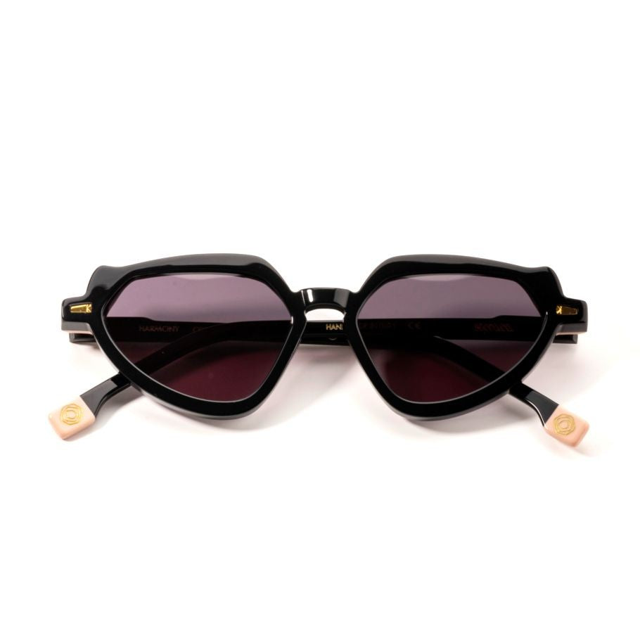 Kyme Harmony Bold Geometric Sunglasses With Glossy Finish