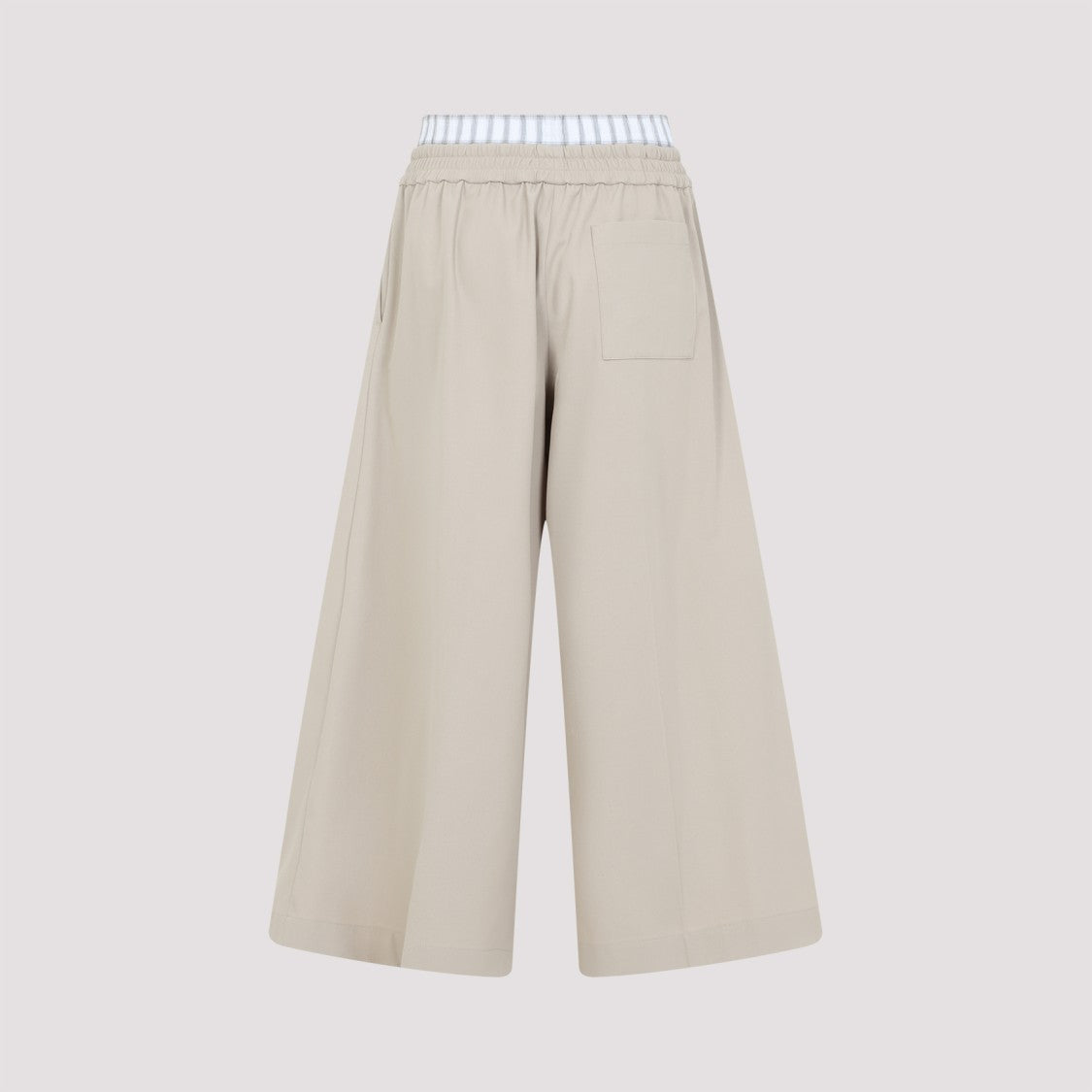Loewe Wide-Leg Trousers With Elastic Waistband And Subtle Design