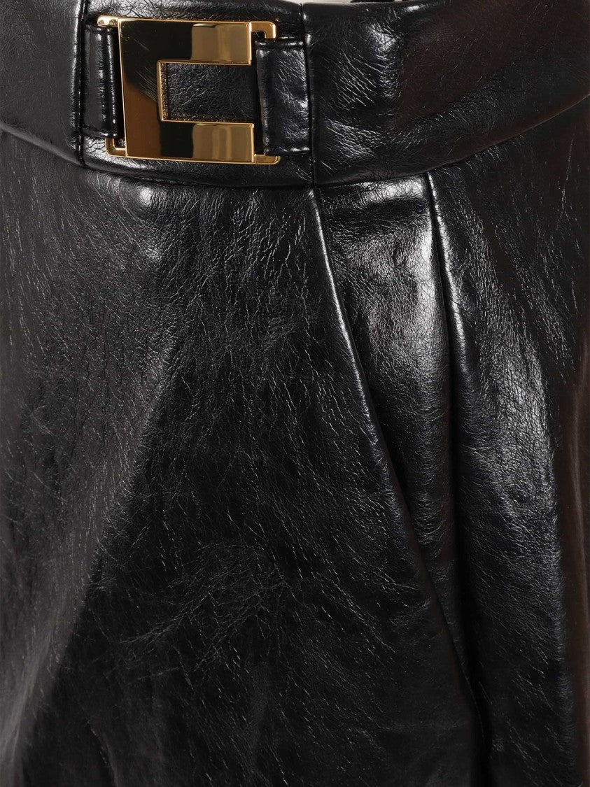 Elisabetta Franchi Flared High Waist Skirt