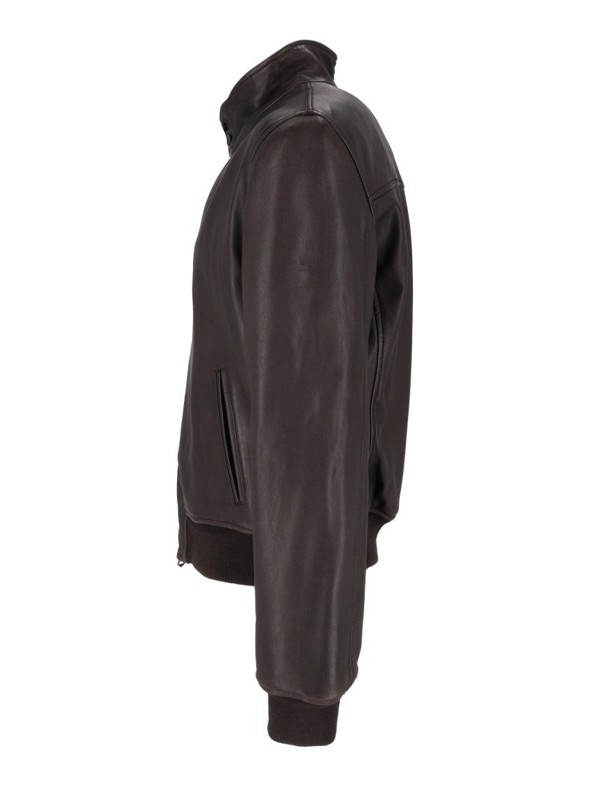 Stewart Jeff-Washed Nappa Leather Jacket