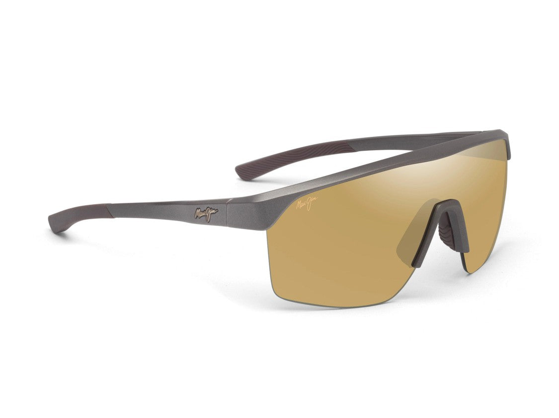 Maui Jim Amber Mj0595s Wraparound Sunglasses