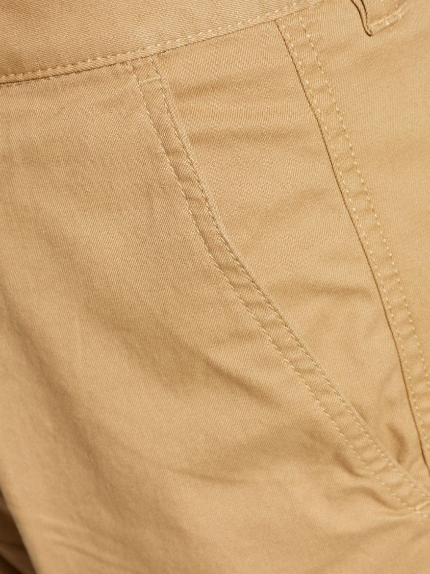 Diesel Beige Silk And Nylon Tapered Trousers