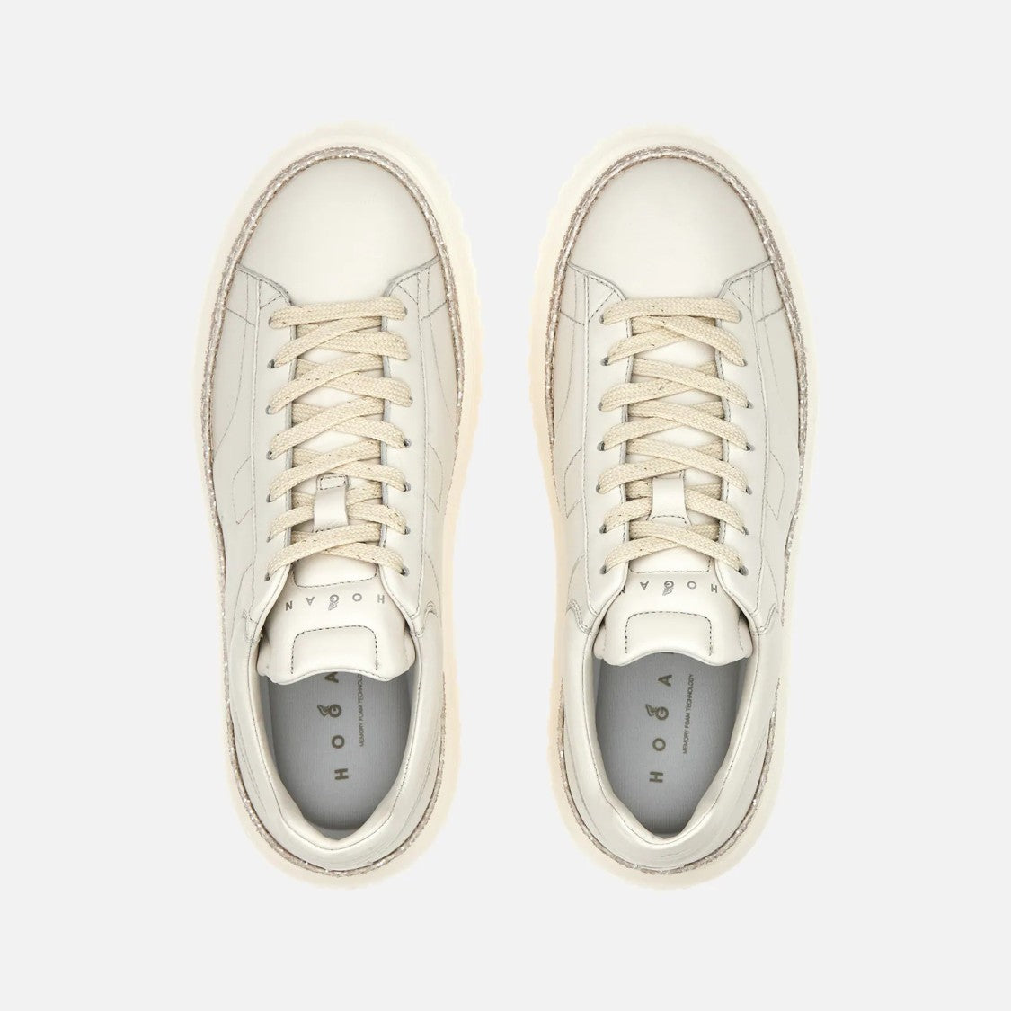Hogan Yogurt H712 H-Stripes Allacciato Sneakers