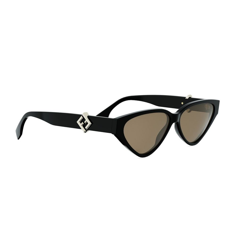 Fendi Ff Diamonds Triangular Cat-Eye Sunglasses