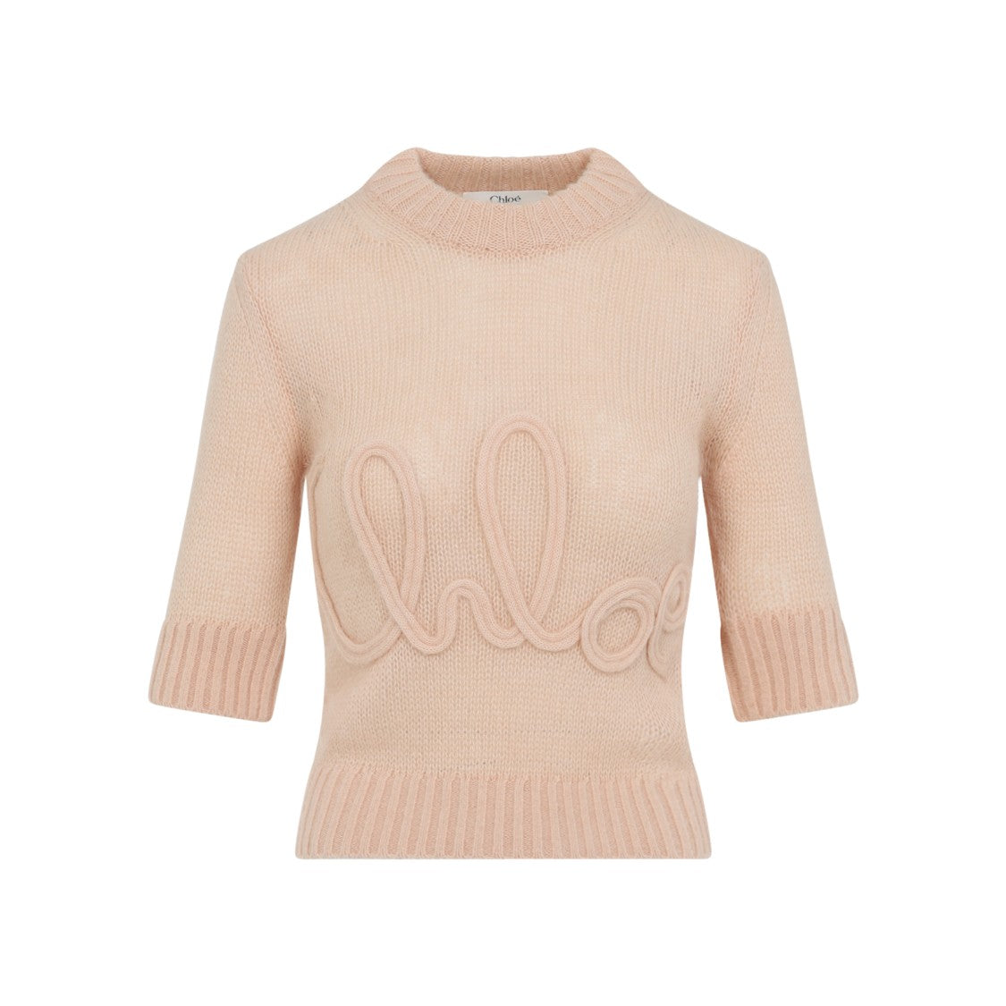 Chloé Peach Orange Wool Sweater