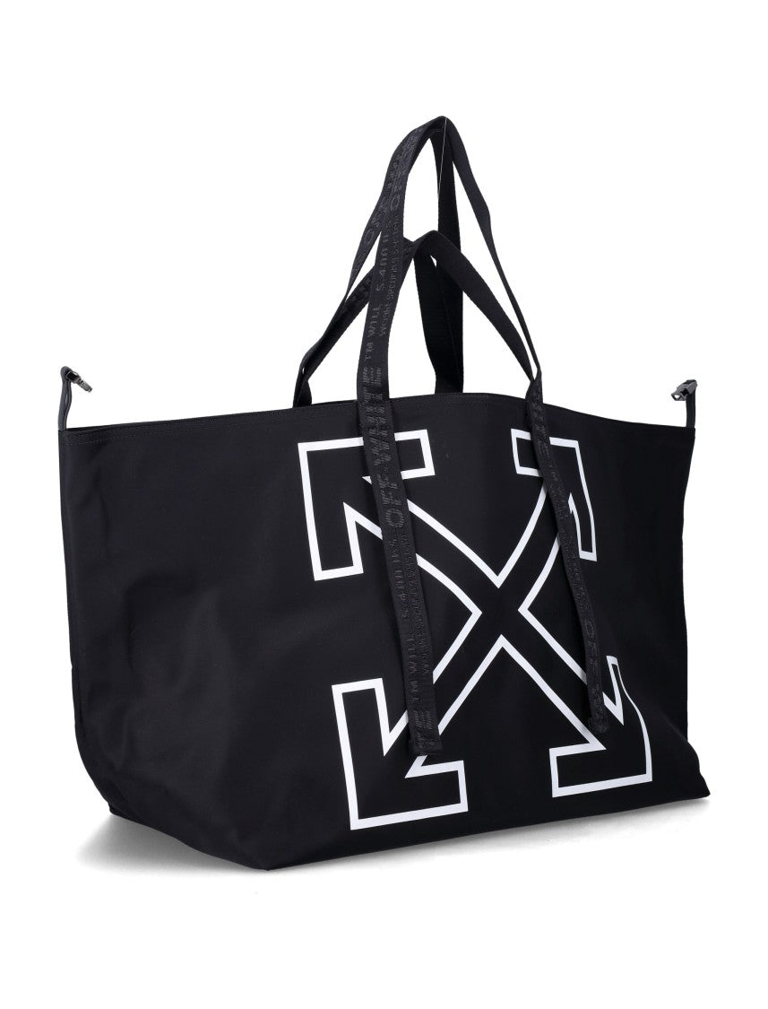 Off-White Heritage Day Off Arrows Logo Shopper Tote