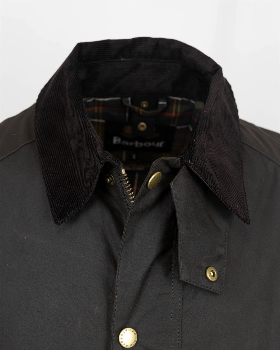 Barbour Ashby Olive Waxed Cotton Jacket
