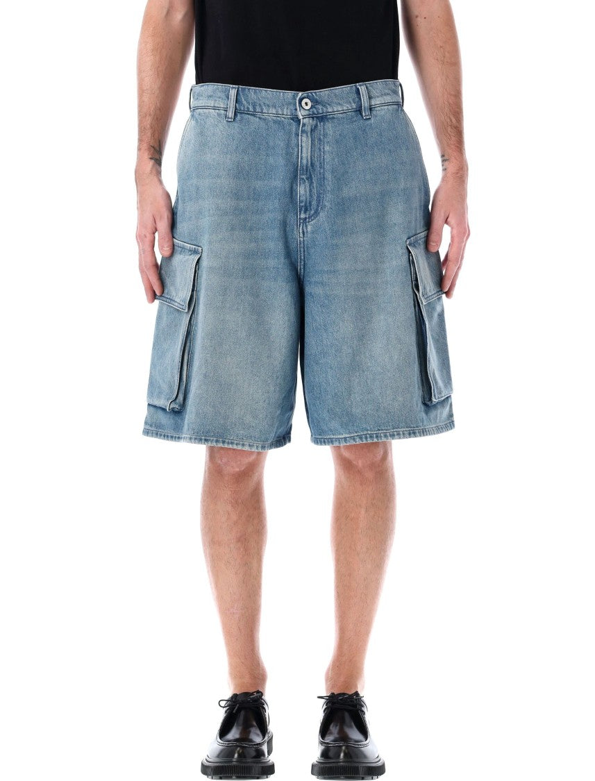 J. W. Anderson Light Blue Denim Cargo Shorts