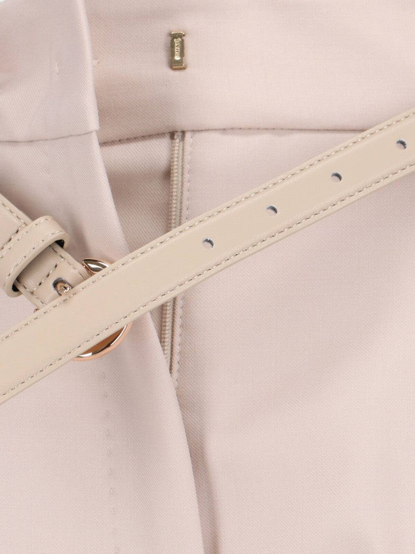 Max Mara Belted Pants – Ivory