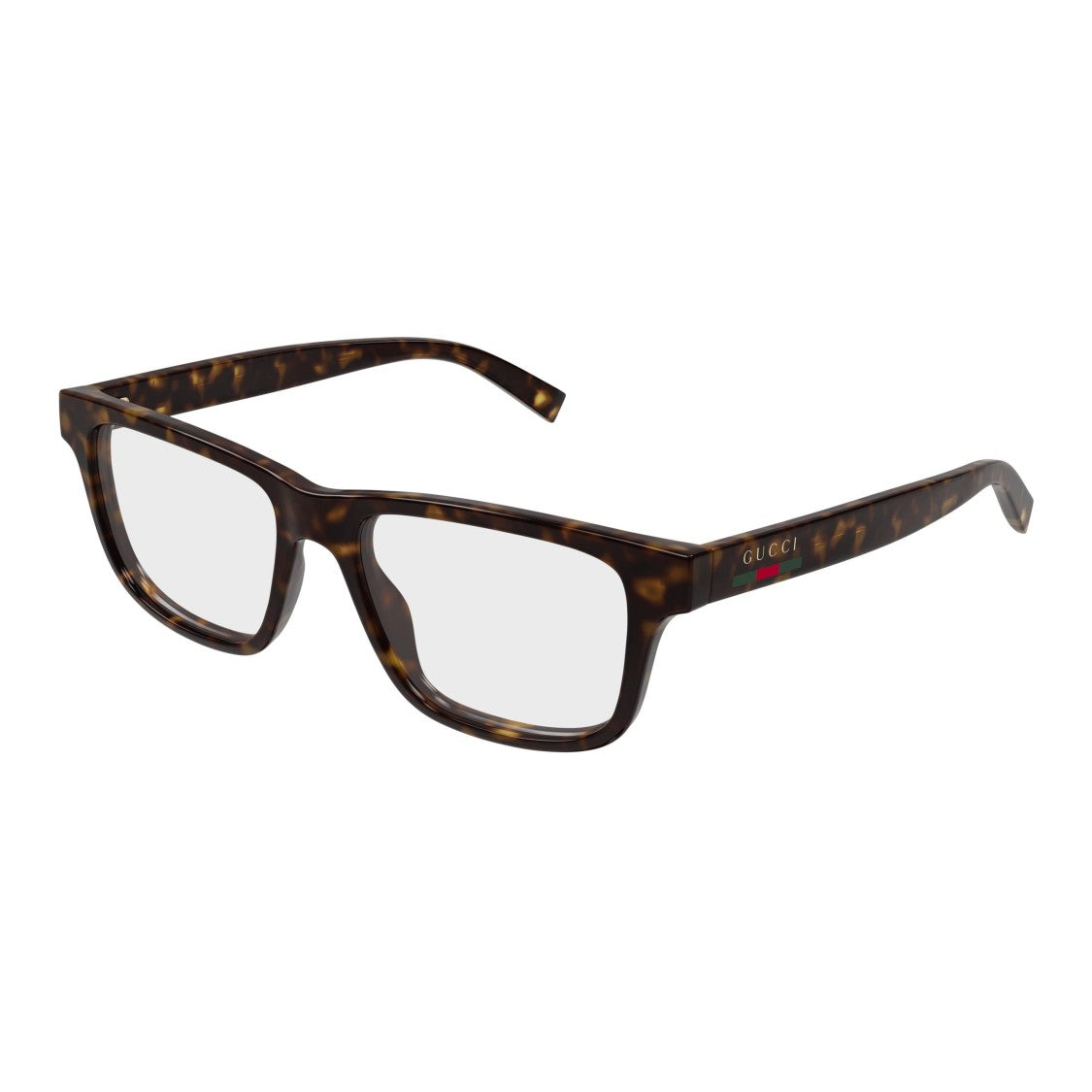 Gucci Gg1987o Rectangular Tortoiseshell Frame Eyeglasses