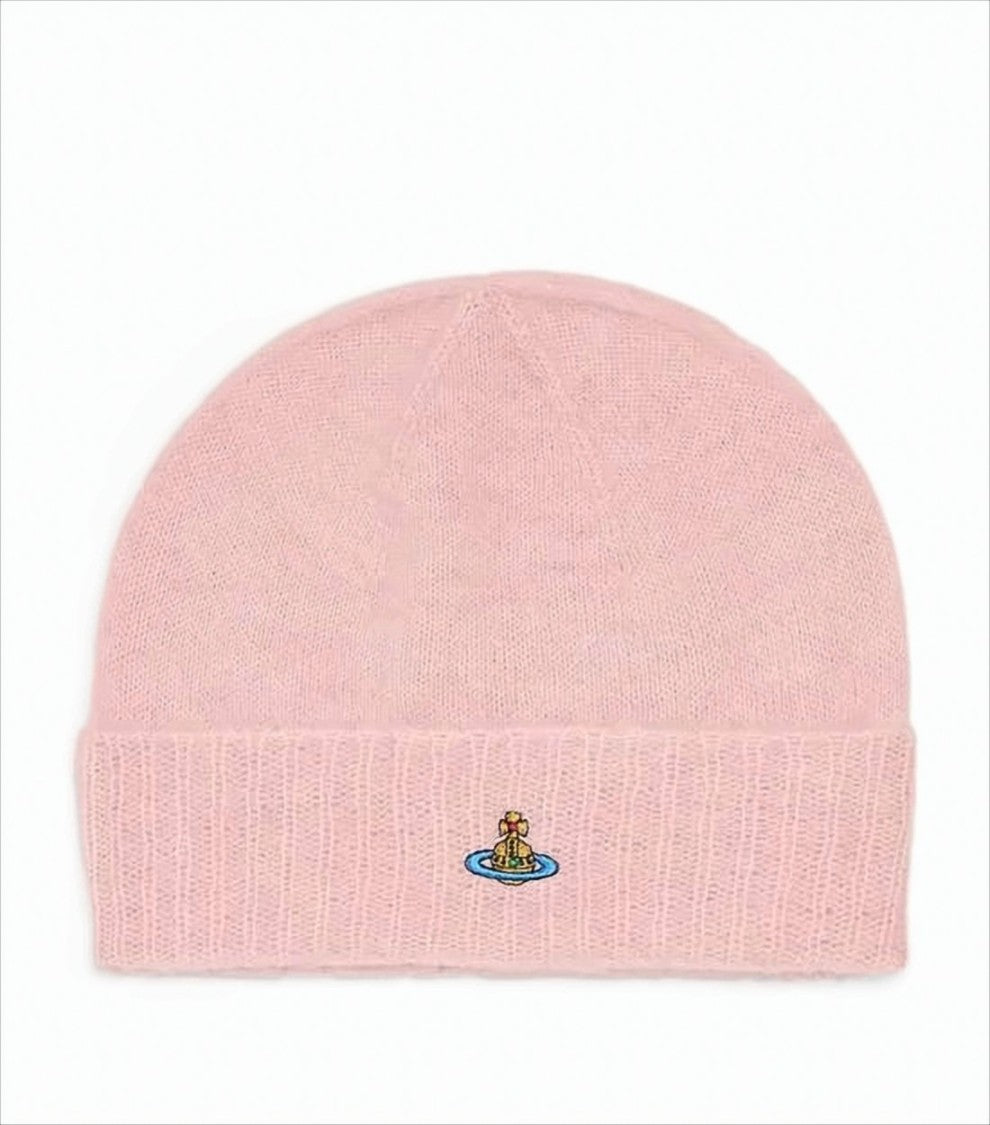 Vivienne Westwood Soft Knit Beanie With Ribbed Cuff