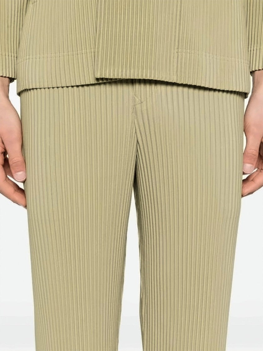 Homme Plissé Issey Miyake Pleated Textured Straight Pants