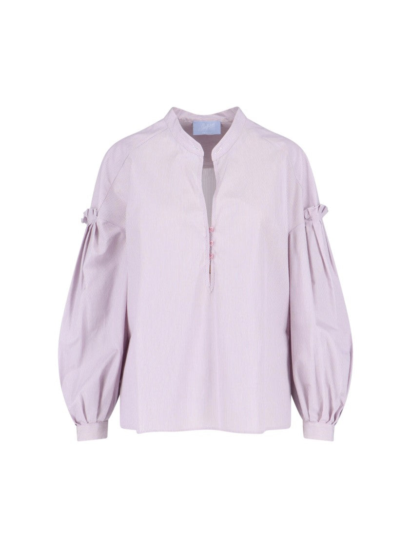 Seafarer Tailored Pink Shirt With Classic Collar