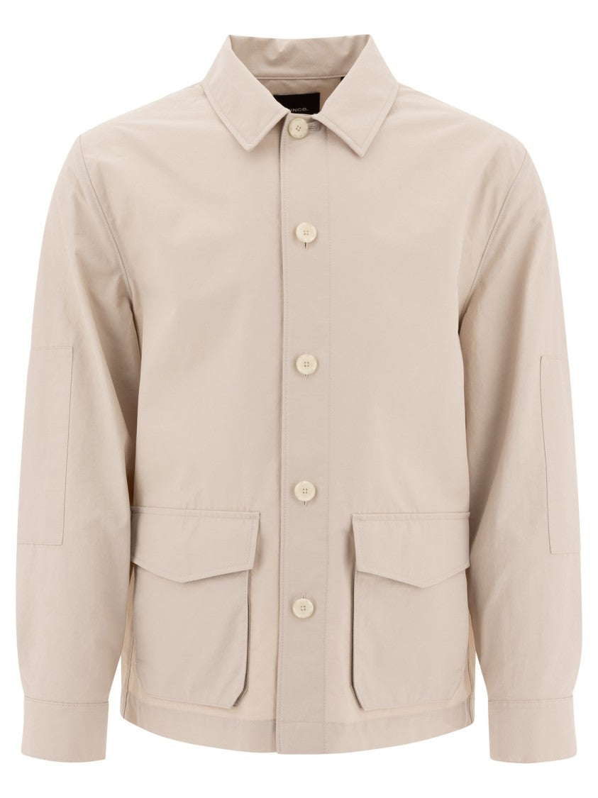 Vince Cotton Blend Utility Jacket