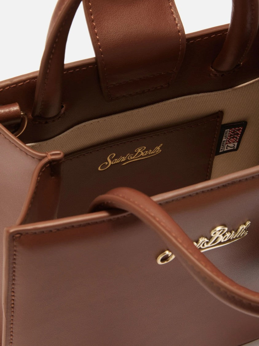 Mc2 Saint Barth Mini Structured Shop Bag With Detachable Strap