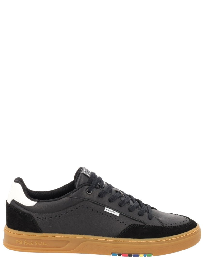 Ps Paul Smith Black Hillstar Suede Accents Leather Sneakers