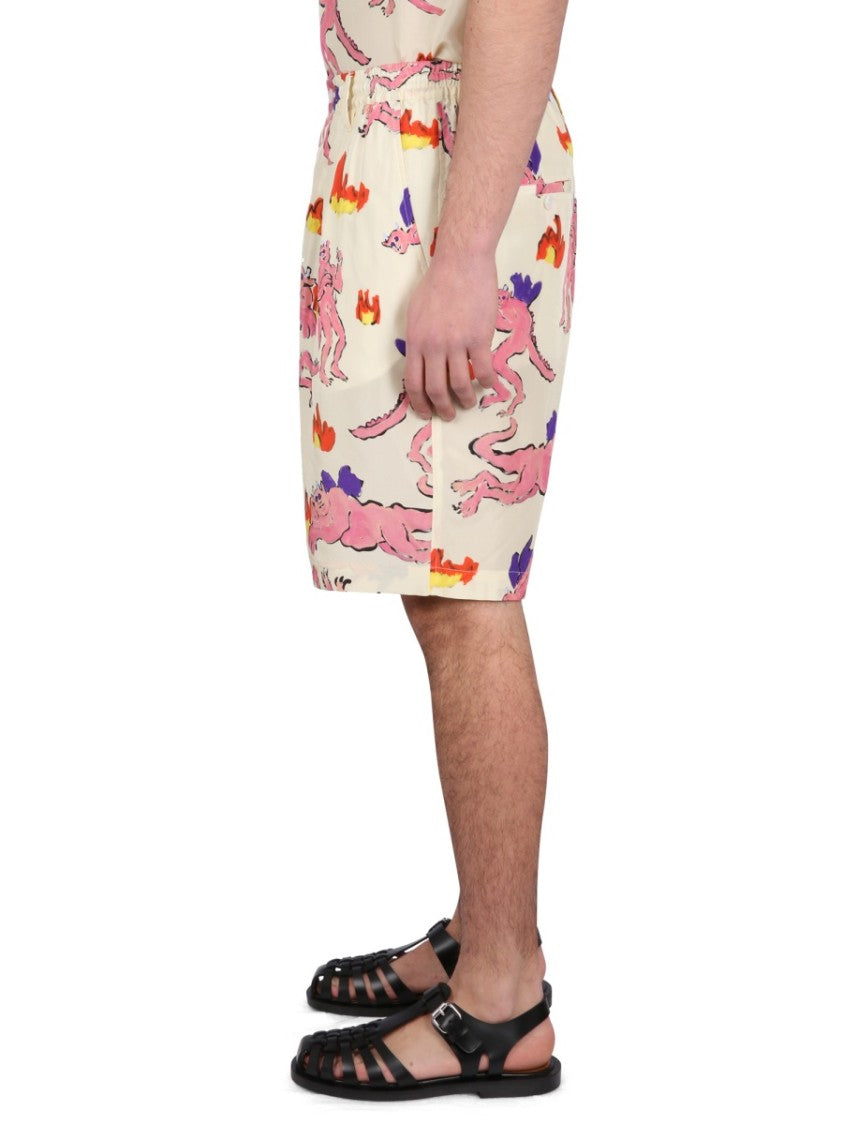 Marni Playful Print Bermuda Shorts