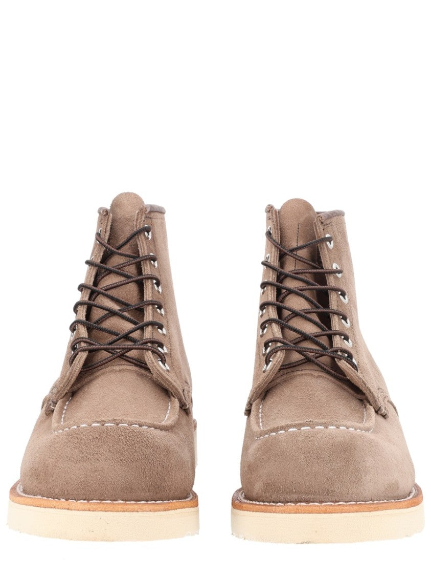 Red Wing Classic Moc Ankle-High Toe Leather Boots