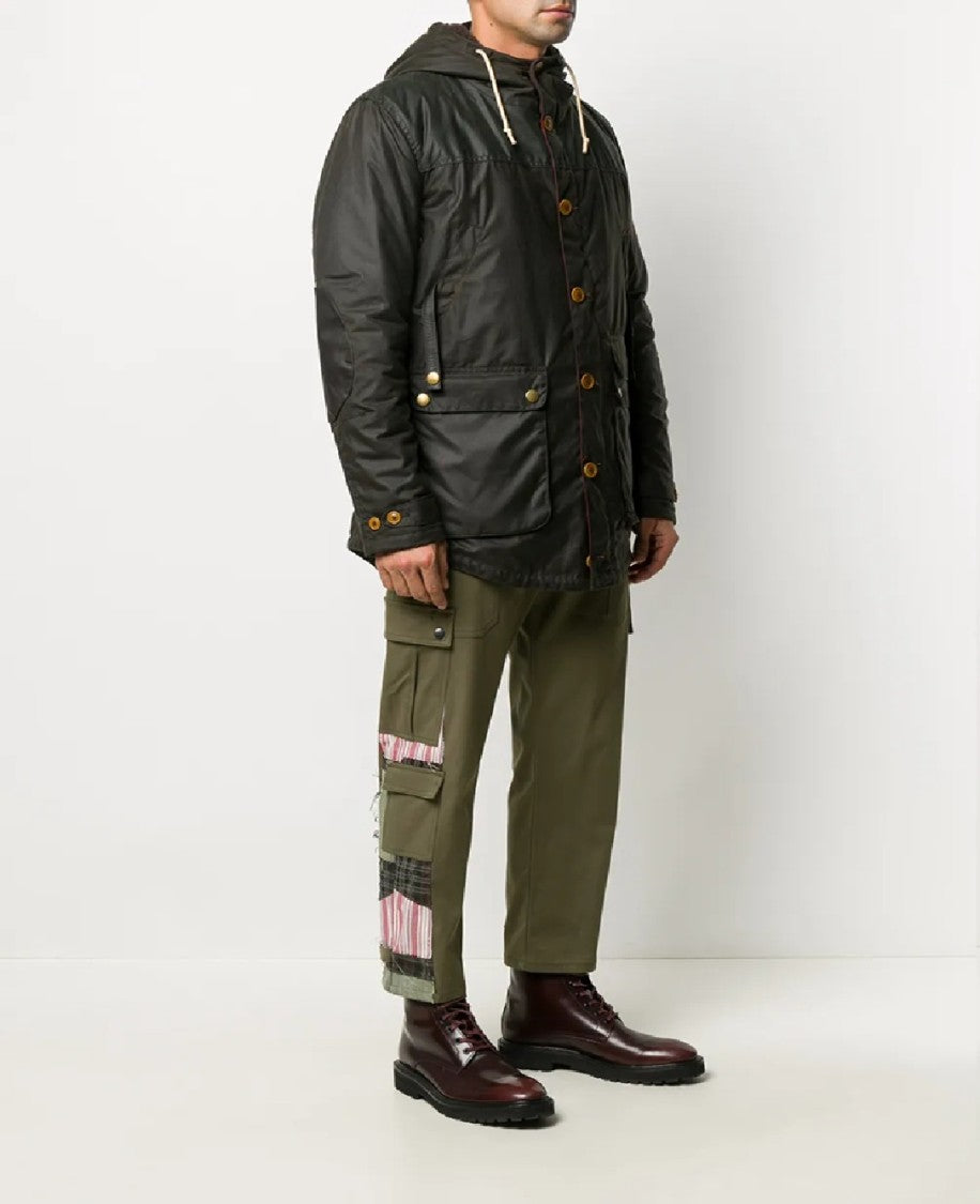 Barbour Durable Black Waxed Cotton Game Parka