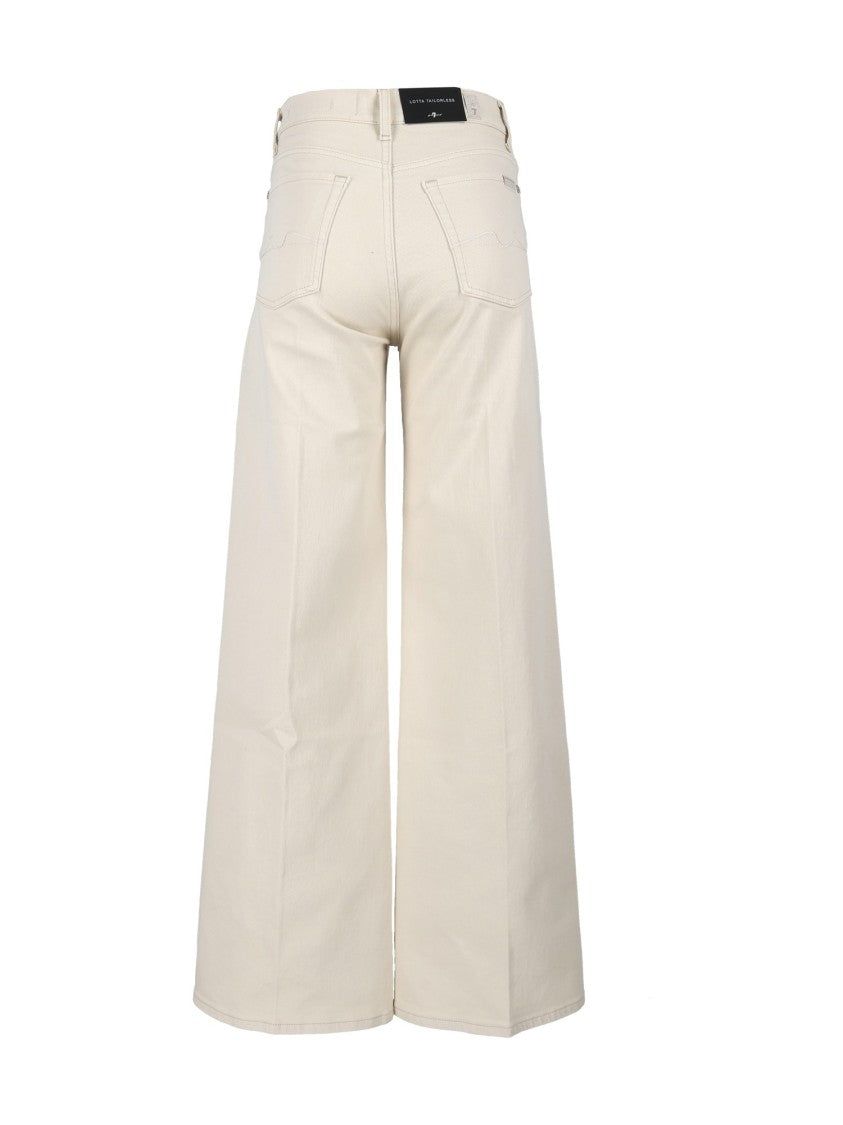 7 For All Mankind Moondust Lotta Tailorless Cropped Jeans