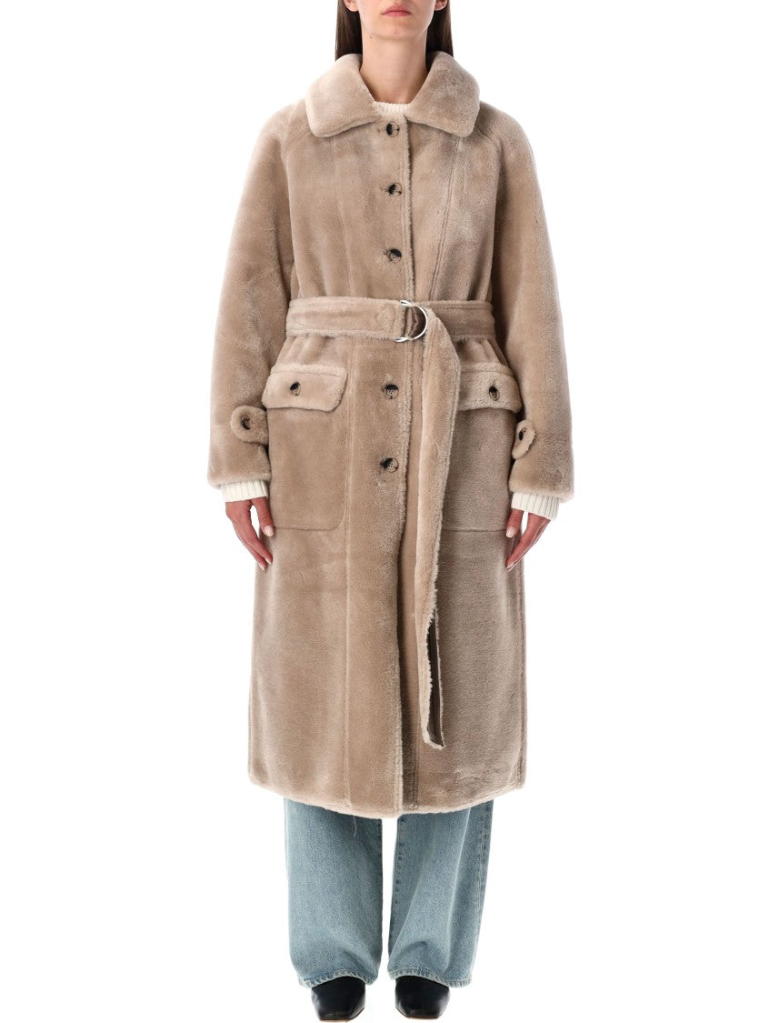 Urbancode Reversible Faux Fur Belted Coat
