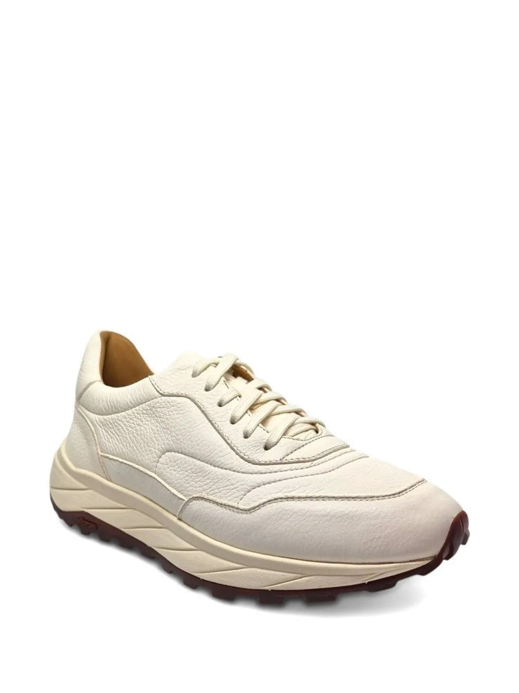 Henderson Blue Smooth Leather Upper Trainers