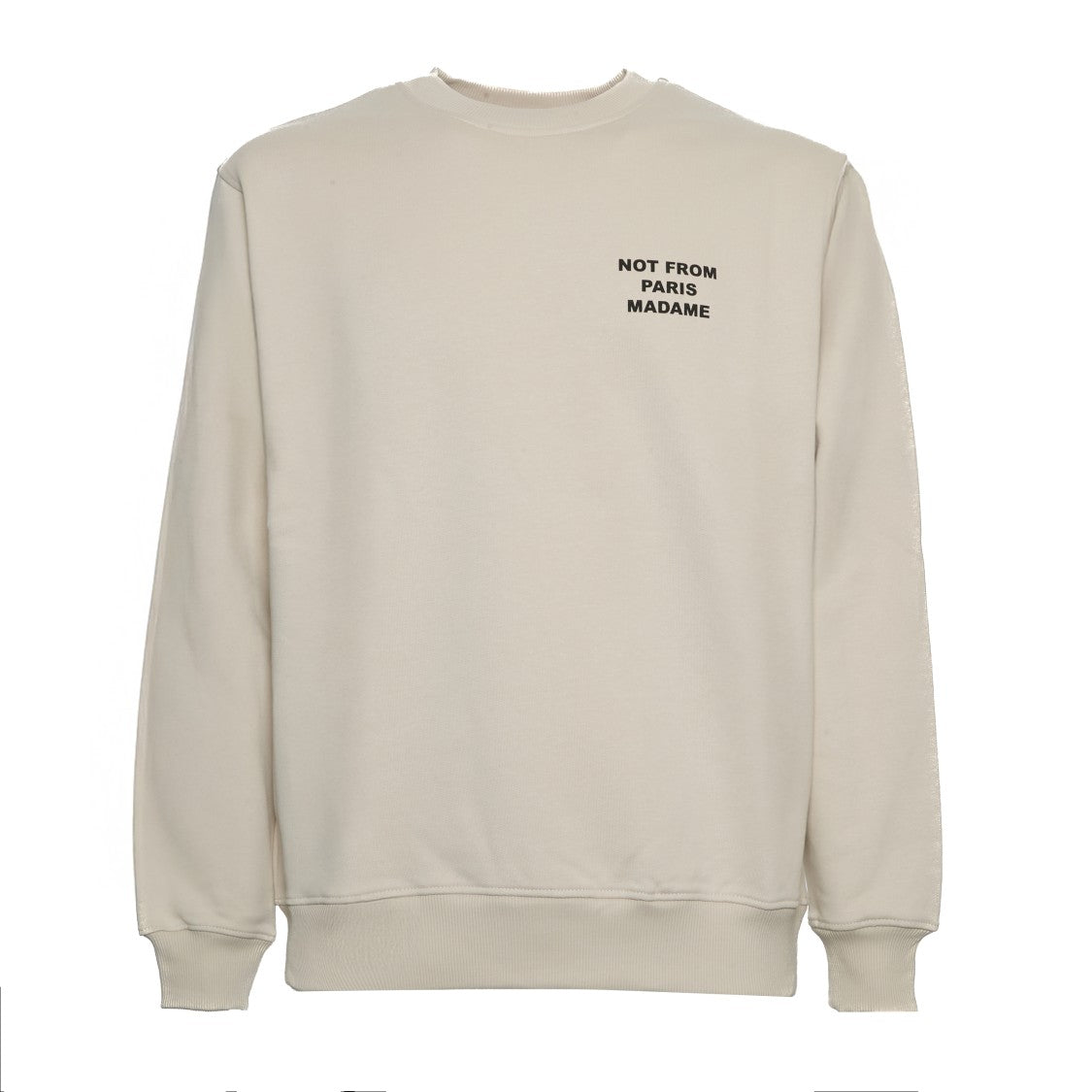 Drôle De Monsieur Mastic French Terry Sweatshirt With Embroidered Details