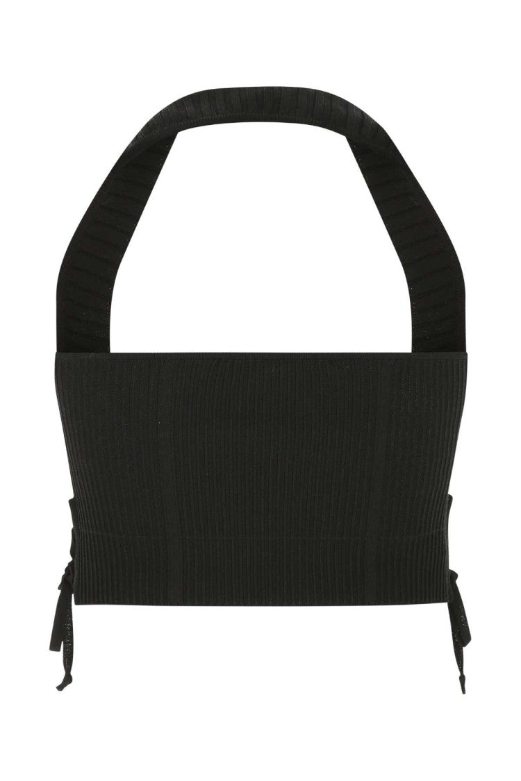 Andreâdamo Black Stretch Viscose Blend Bodice