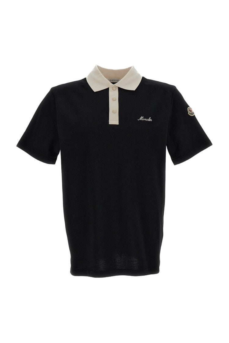 Moncler Cotton Piqué Polo Shirt
