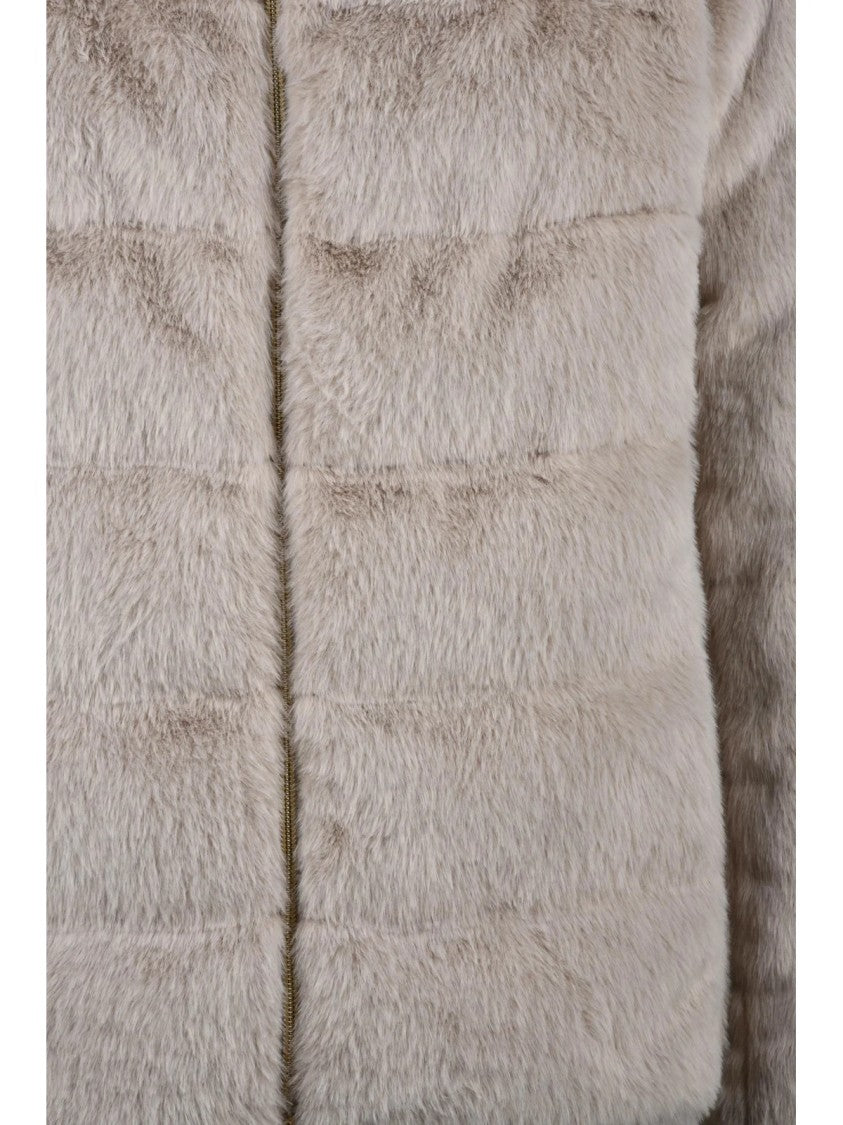 Herno Beige Polyester Eco Jacket