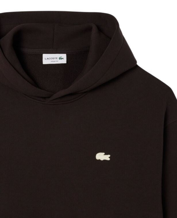 Lacoste Relaxed Fit Cotton Fleece Hoodie