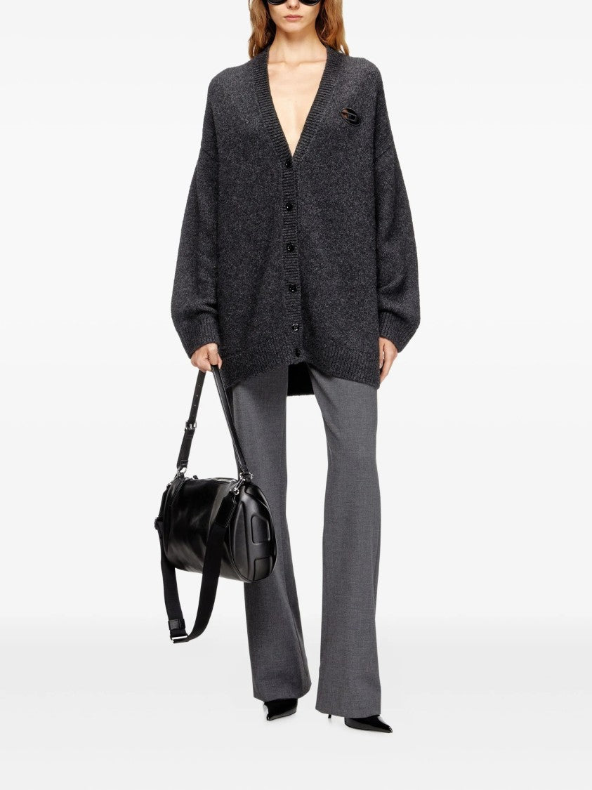 Diesel Textured Knit M-Areela Oversized Cardigan