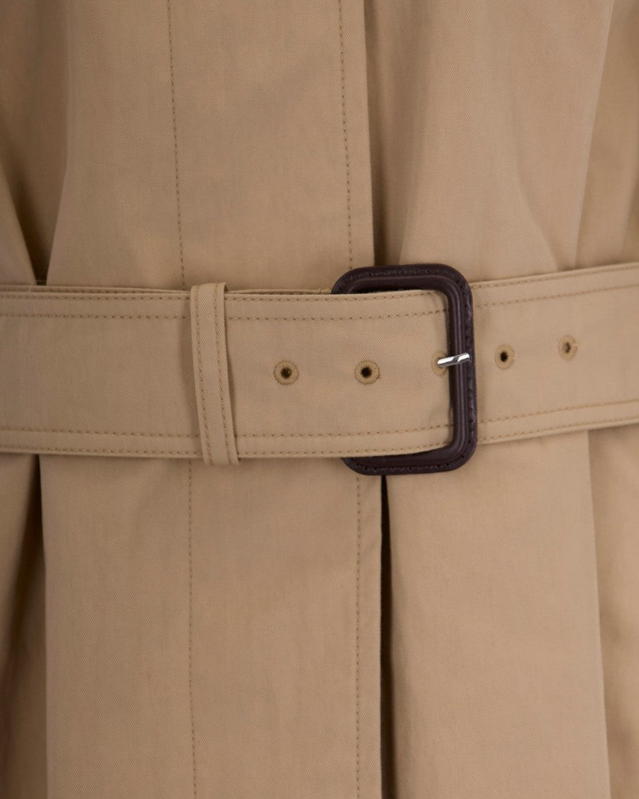 Max Mara Beige Gabardine Trench Coat