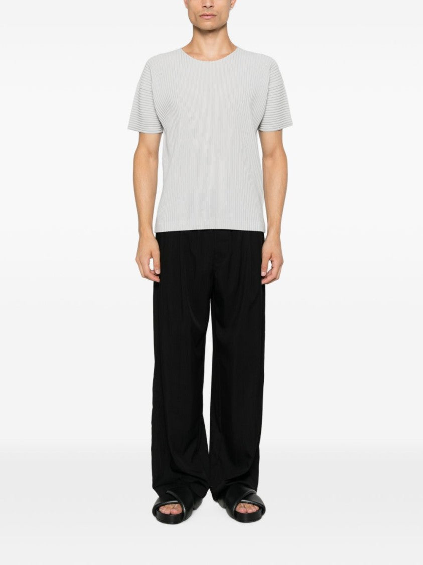 Homme Plissé Issey Miyake Boxy Pleated Short-Sleeve T-Shirt