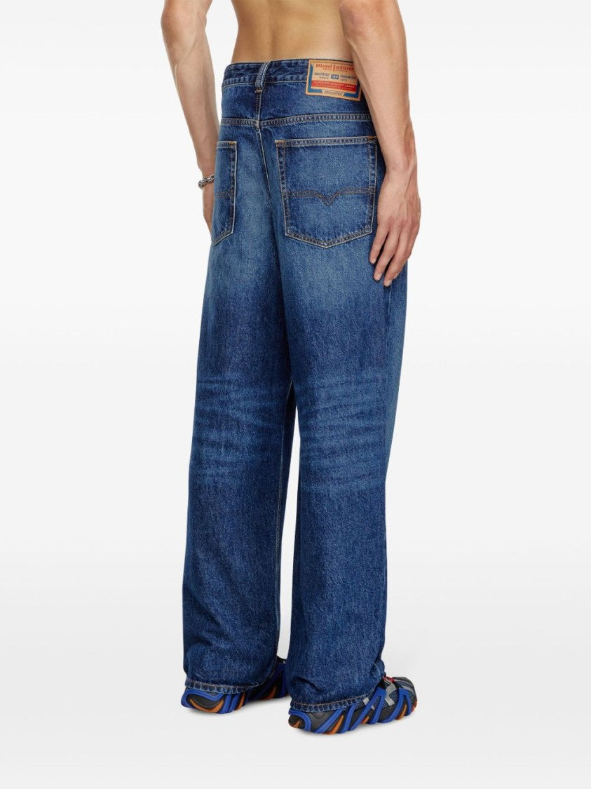 Diesel Classic Five-Pocket Wide-Leg Jeans