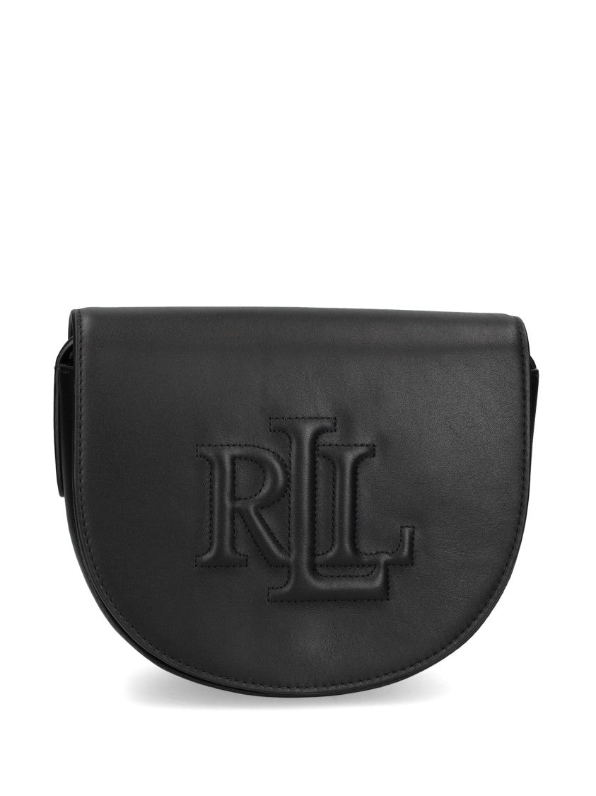 Lauren Ralph Lauren Black Leather Belt Bag