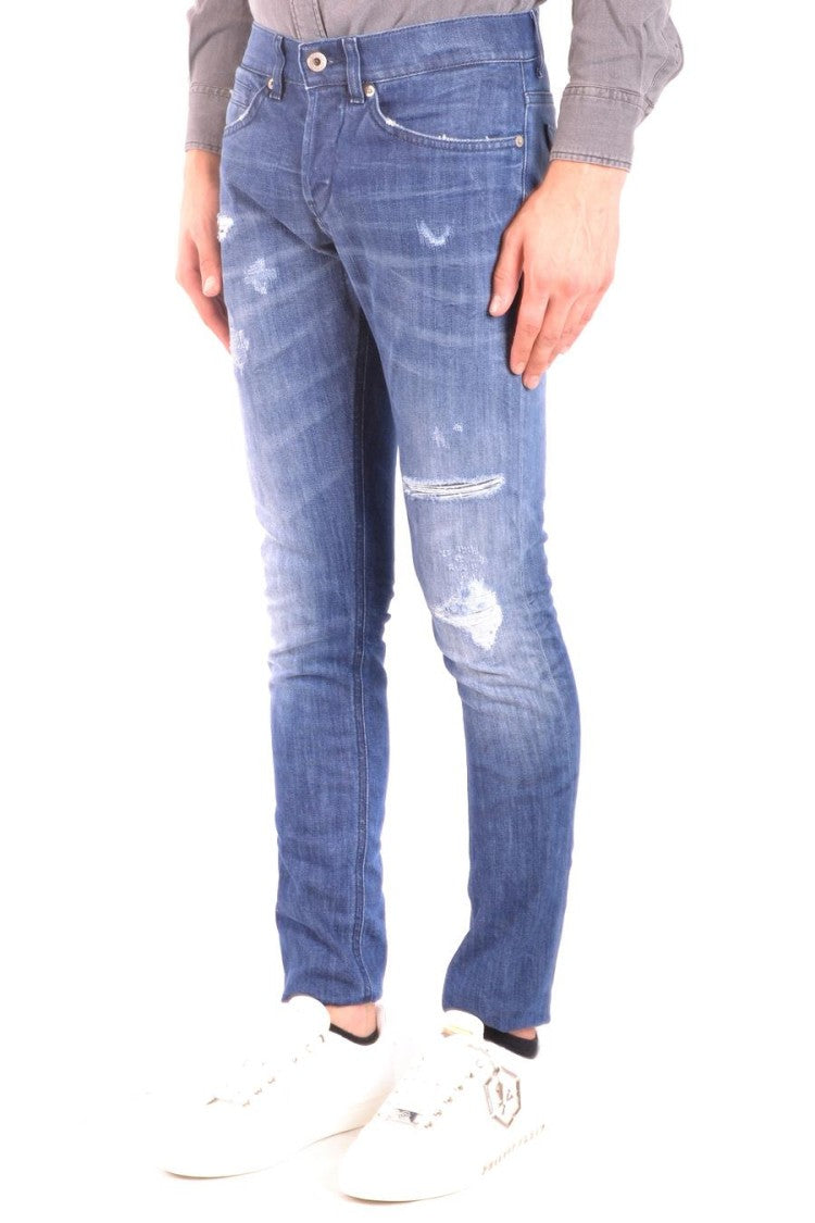 Dondup Slim Fit Distressed Denim Jeans