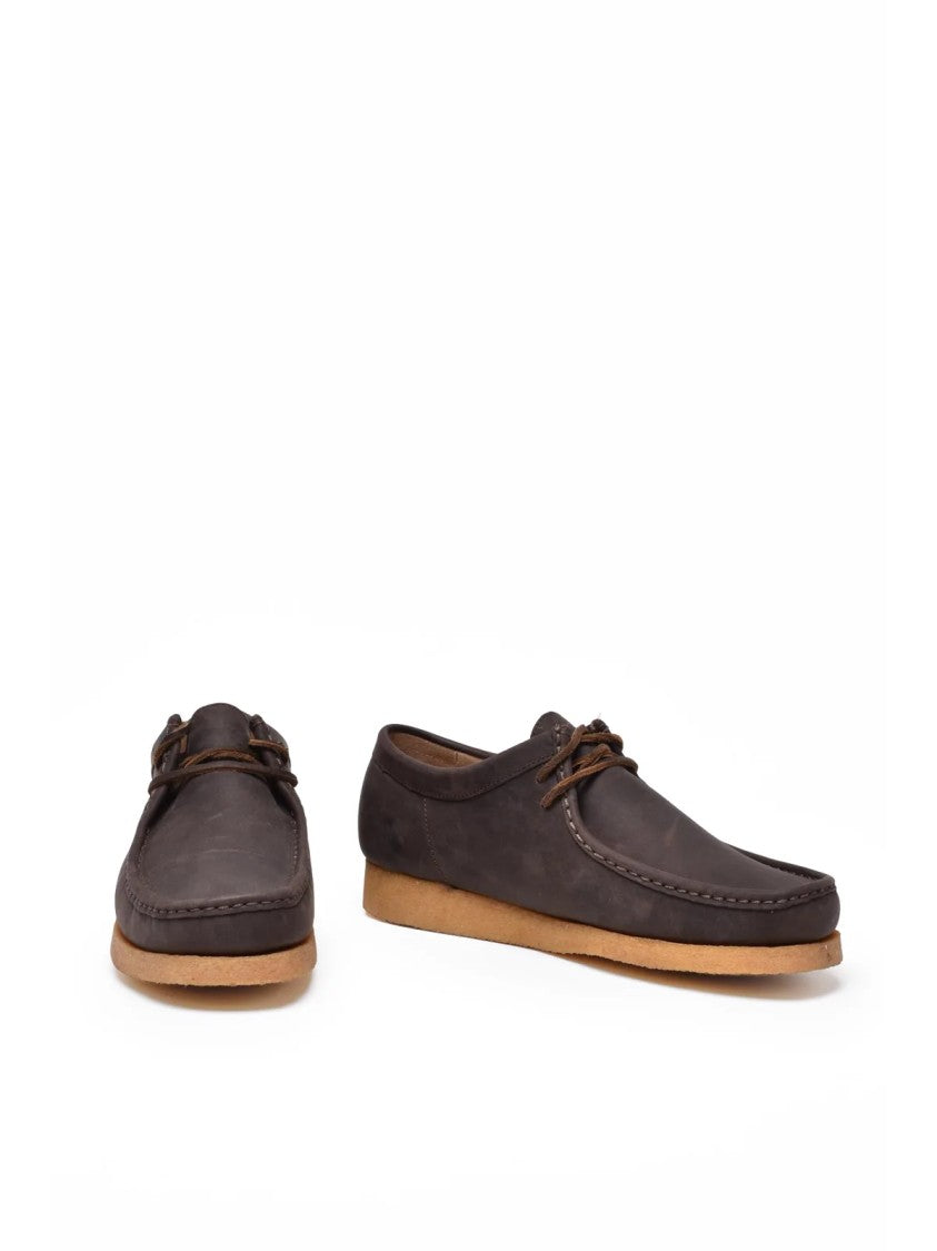 Sebago Moccasin-Style Leather Boot With Rubber Sole