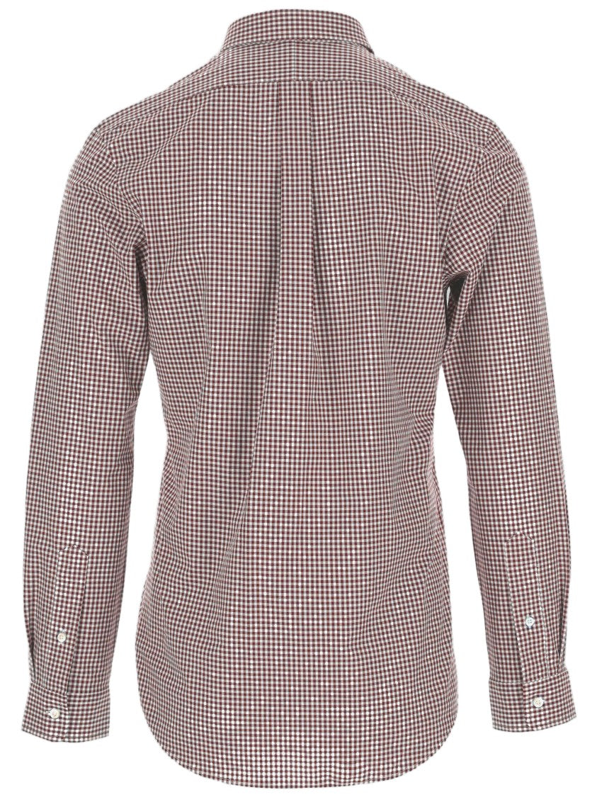 Polo Ralph Lauren Red Checked Stretch Cotton Shirt