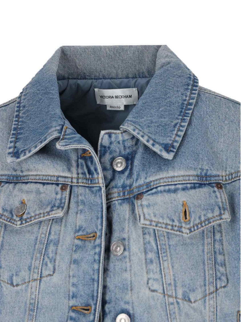 Victoria Beckham Denim' Jacket – Light Blue