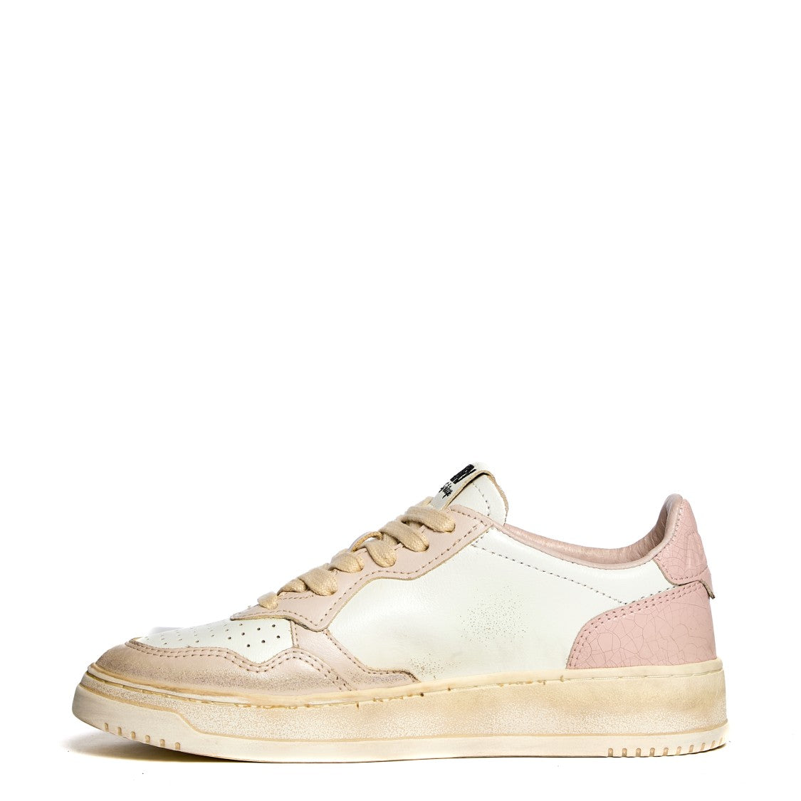 Autry Vintage Lace-Up Low-Top Sneakers With Retro Accents