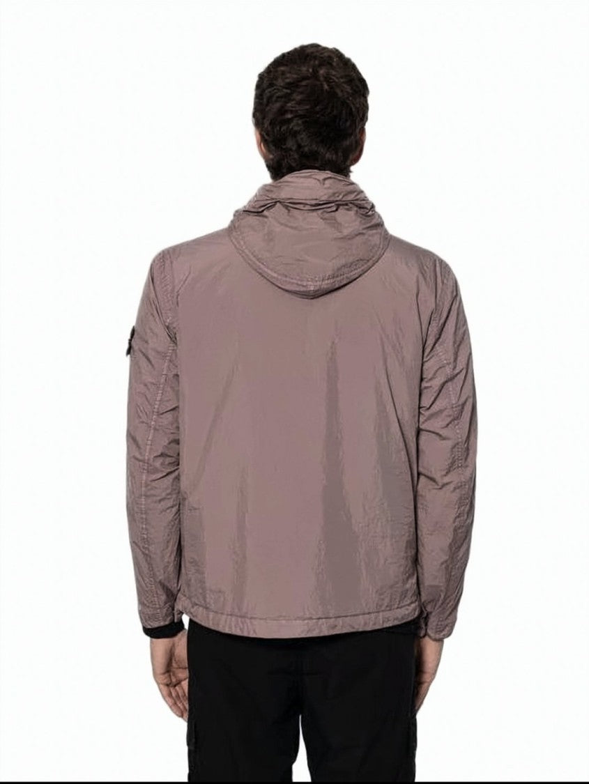 Stone Island Lightweight Nylon Jacket With Hood