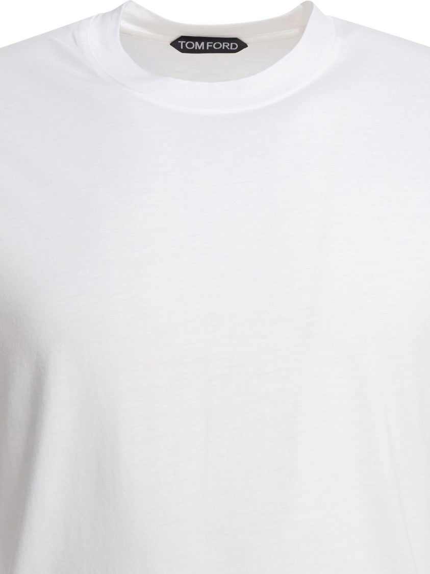 Tom Ford Lyocell And Cotton T-Shirt
