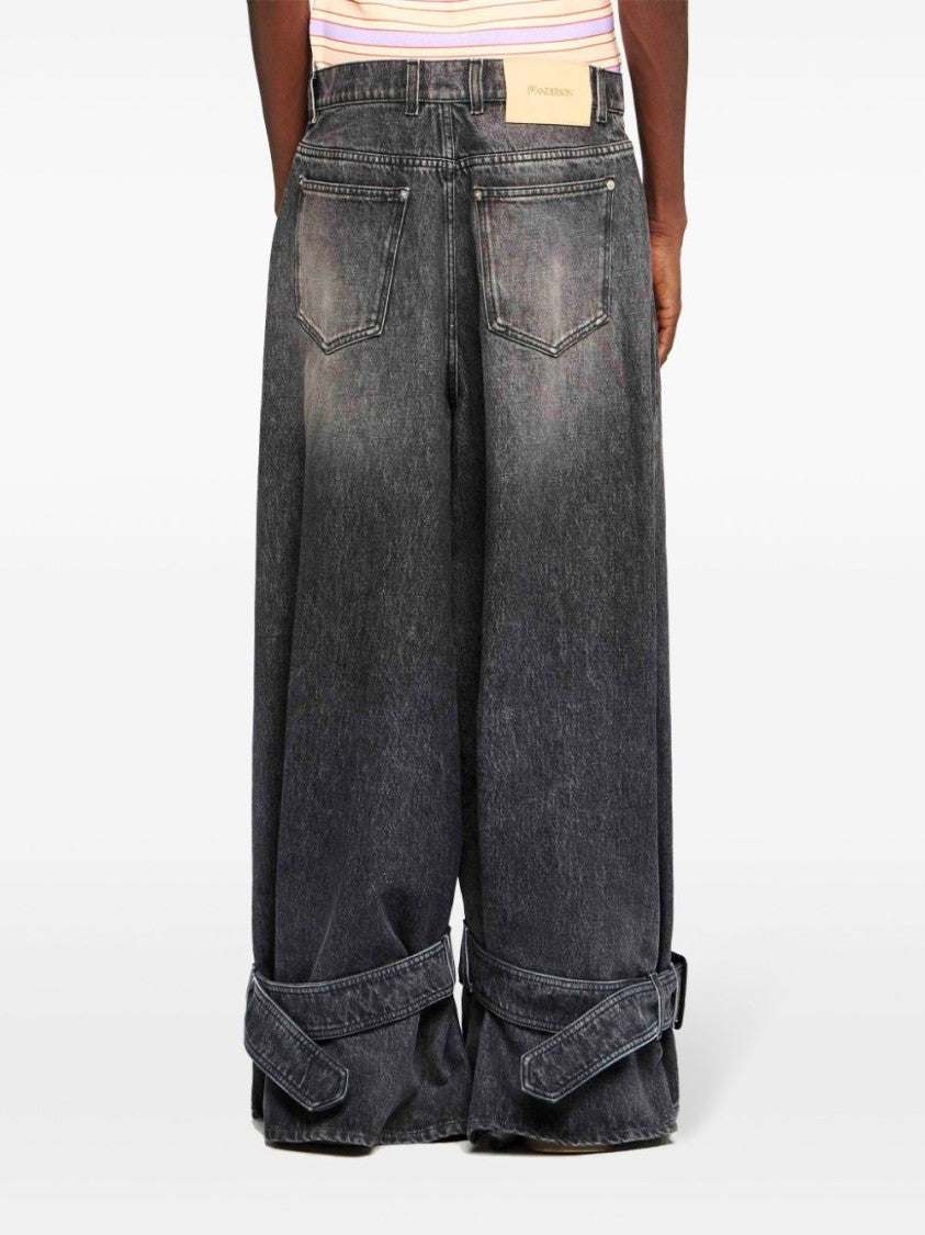 J. W. Anderson Grey Wide Leg Denim Jeans