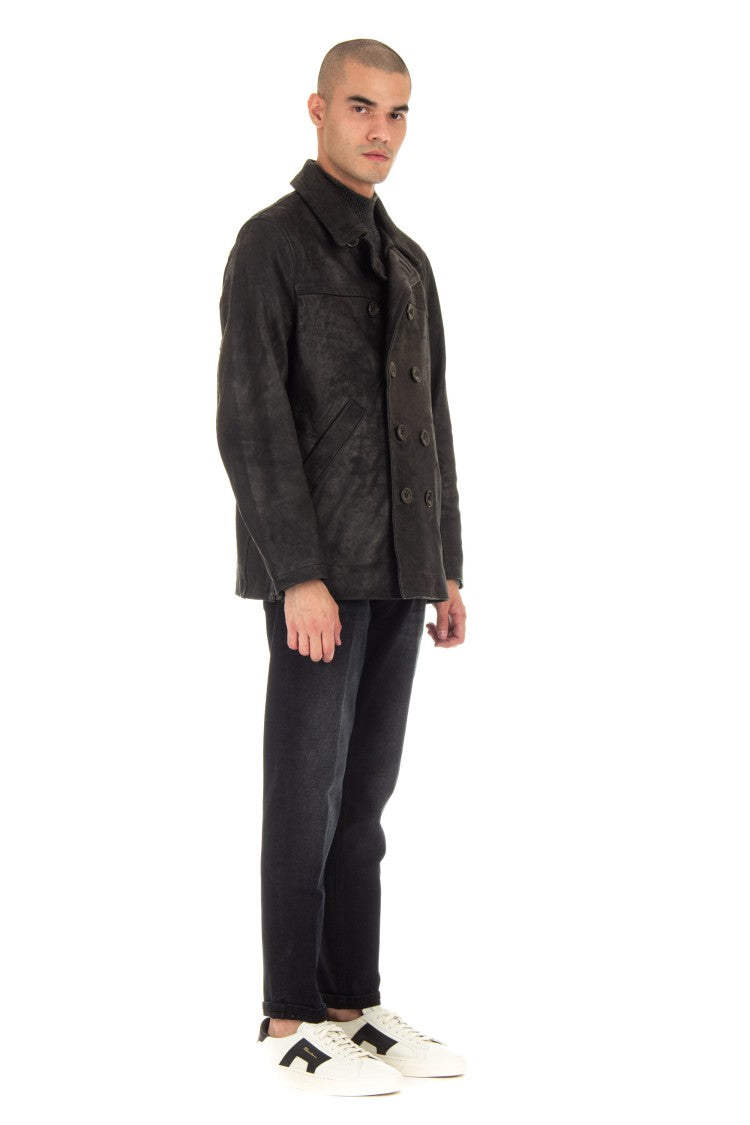 Giorgio Brato Artisanal Peacoat Leather
