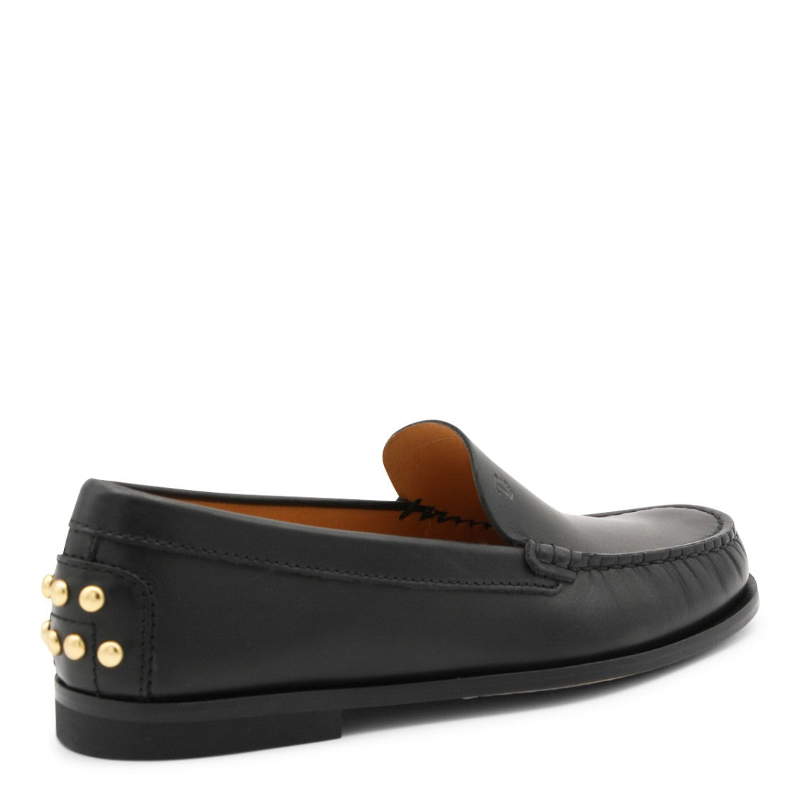 Tod's Black Leather Loafers
